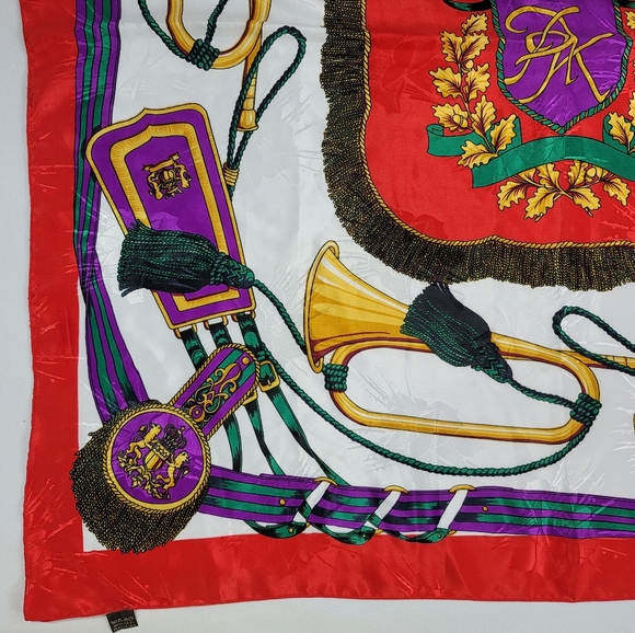 Silk Mardi Gras Scarf - Picture 9 of 13